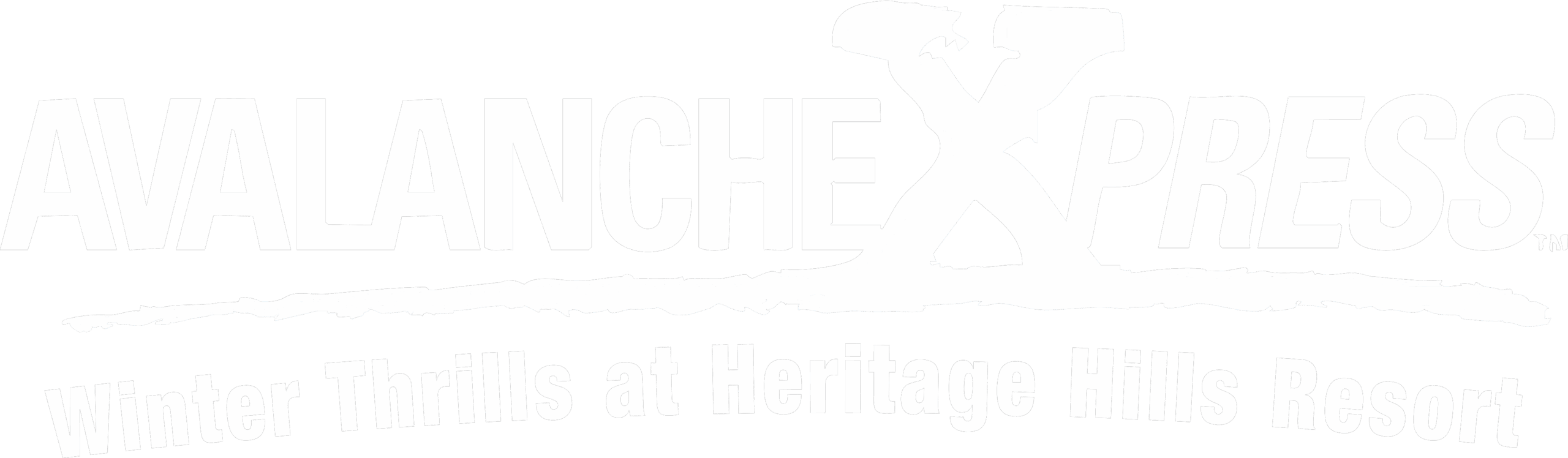 AvalancheXpress Logo Whiteout